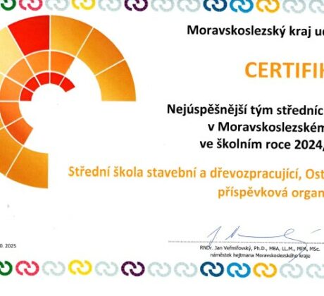 Ocenění nejúspěšnějších žáků  a týmu středních škol v Moravskoslezském kraji