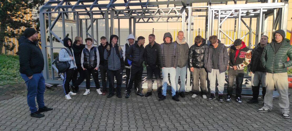 Exkurze žáků montéra suchých staveb – sádrokartonáře do výroby ocelových konstrukcí – 19. listopadu 2026